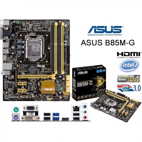 ASUS B85M-G (LGA1150, Intel B85, DDR3)
