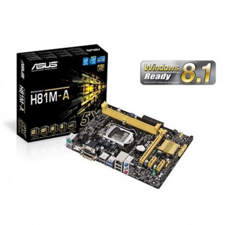 ASUS H81M-A (LGA1150, Intel H81, DDR3)