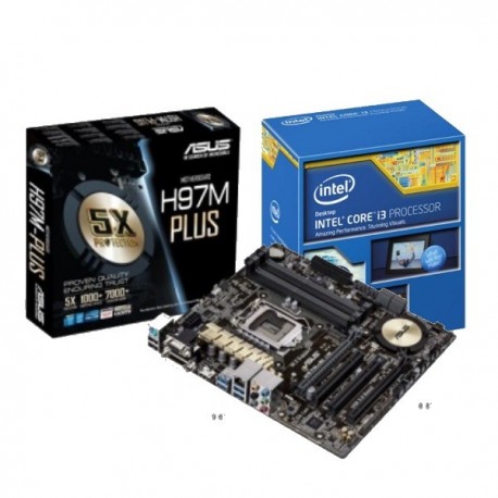 ASUS H97M-PLUS (LGA1150, Intel H97, DDR3)