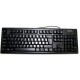 A4Tech KRS-85 NATURAL A ROUNDED EDGE KEYBOARD PS2 (BLACK)