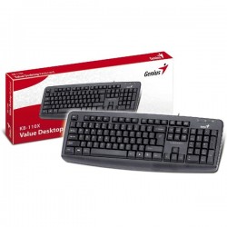 Genius KB-110X-USB Keyboard Mouse Xscroll NS-120 (USB)