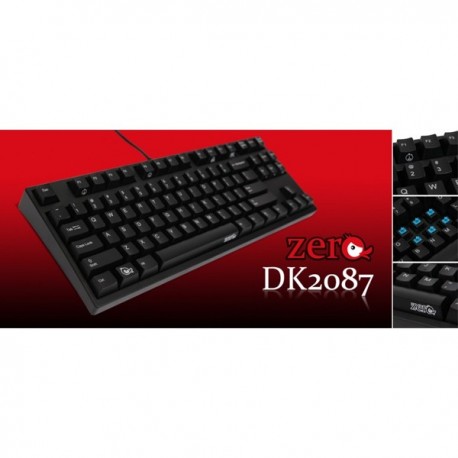 Ducky DK2087-RUSLLAB1 Zero TKL Red / Blue Led/ US/ Cherry MX / Tenkeyless