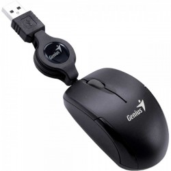 Genius Micro Traveller Mouse Optical Retractable USB