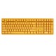 Ducky DK9008S3-QUSPTYYY1 Shine III Yellow Edition 108keys, Cherry switch, Red base, Black keycaps, Yellow LED