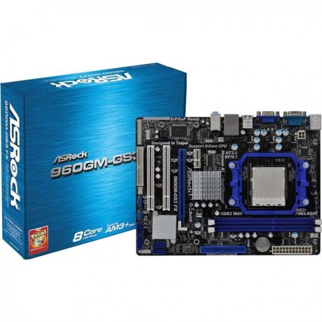 ASRock 960GM-GS3 FX AM3 AM3 AMD 785G DDR3