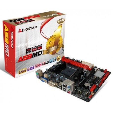 Biostar A58MD (FM2+, AMD A58, DDR3, SATA3, USB3)