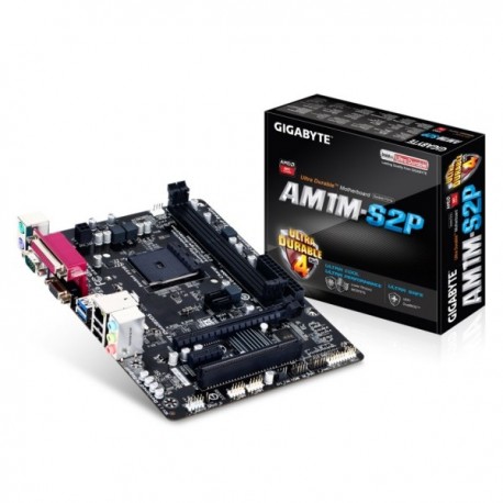 Gigabyte GA-AM1M-S2P (AM1, AMD AM1, DDR3, USB3 ,SATA3)