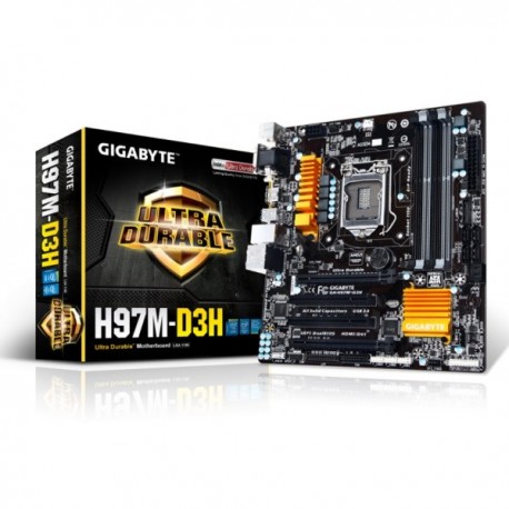 GIGABYTE GA-H97M-D3H (LGA1150, H97, DDR3, SATA3, USB3)