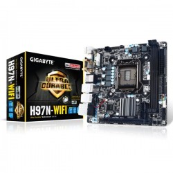 GIGABYTE GA-H97N-WIFI (LGA1150, H97, DDR3, SATA3, USB3)