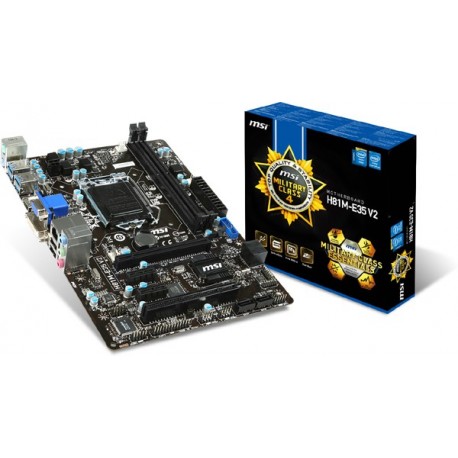 MSI H81M-E35 V2 (LGA1150, H81, DDR3)