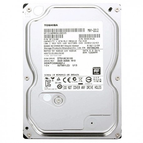 Toshiba DT01ACA100 1TB SATA3 7200RPM Hardisk