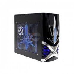 Aerocool X-Warrior Black edition w/ blue LED Casing