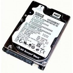 WDC WD5000BEKT 2.5" 500GB SATA 7200RPM SATA3 Scorpio Black Hardisk