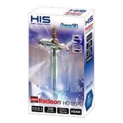 HIS Radeon HD 5670 1GB DDR5 VGA