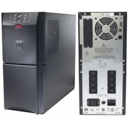 APC SUA3000i Smart UPS 3000VA, USB/Serial Connection, Black Casing Weight 65Kg