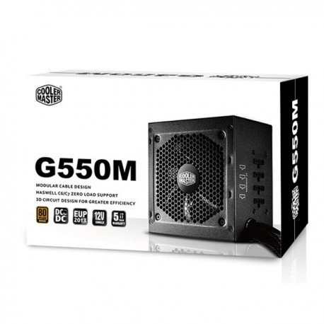 Cooler Master G550M Bronze, Modular Power Supply