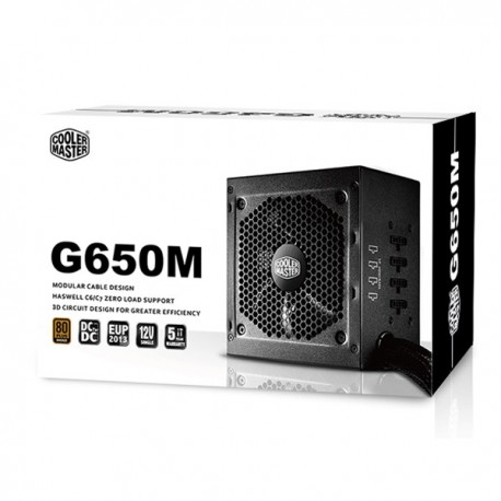 Cooler Master G650M Bronze, Modular Power Supply