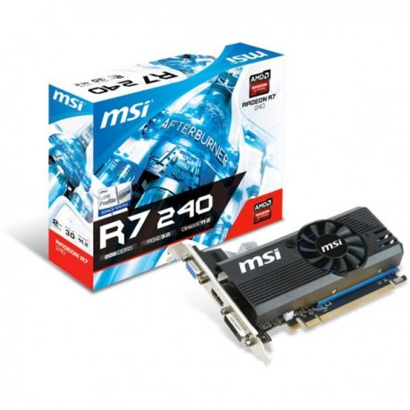 MSI Radeon HD R7-240 2GB DDR3 128 Bit - 2GD3/LP VGA