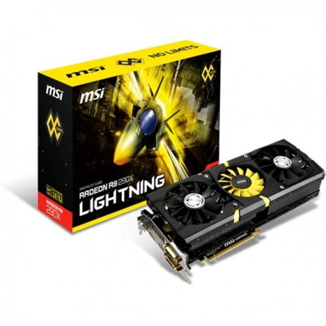 MSI Radeon HD R9-290X 4GB DDR5 - R9 290X Lightning 4G VGA