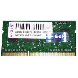 V-GeN SO-DIMM DDR3 PC10600/PC12800 8GB Memory