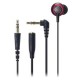 Audio Technica ATH CKM55 , Inner Earphone Red