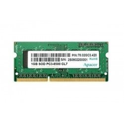 Apacer SO-DIMM DDR3 PC8500 1066Mhz 1GB Memory