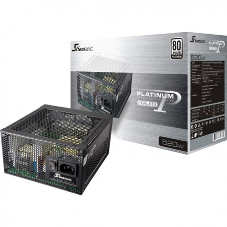 Seasonic P520FL2 520W Full Modular - Fanless - Platinum - 7 Years Power Supply