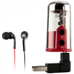 Enermax Usb Soundcard External (DAC) + Ear Phone (In ear) AP001E (Dream Bass)
