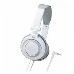 Audio Technica ATH SJ55 , DJ Style Headset White