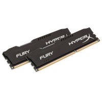 Kingston HX318C10FBK2/8 Hyper X Fury DDR3 PC15000 8GB (Dual Channel Kit 4GB x 2) (Black Heatspreader) Memory