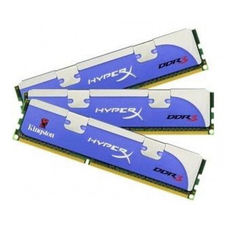 Kingston Hyper X Blu DDR3 PC12800 6GB - KHX1600C9D3K3/6GX (Triple Channel Kit 2GB x 3) Memory