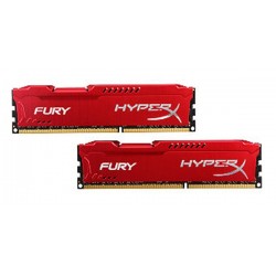 Kingston Hyper X Fury DDR3 PC15000 16GB - HX318C10FRK2/16 (Dual Channel Kit 8GB x 2) (Red Heatspreader) Memory