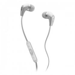 SkullCandy S2FFFM-257 50/50 IN-EAR W/MIC 3 White/Chrome Headset