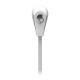 SkullCandy S2FFFM-257 50/50 IN-EAR W/MIC 3 White/Chrome Headset