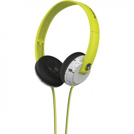 SkullCandy S5URGY-415 UPROCK ON-EAR W/MIC 1 HOT LIME/LIGHT GRAY/DARK GRAY