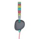 SkullCandy S5AVFM-354 NAVIGATOR ON-EAR W/MIC 3 SANTA FE GRAY/RED/AQUA