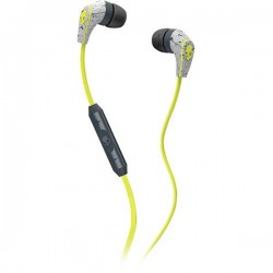 SkullCandy S2FFFM-319 50/50 IN-EAR W/MIC 3 Hotlime/Gray Headset