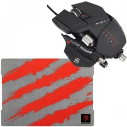 Mad Catz R.A.T.7 (Red, Gloss Black, Matte Black) + G.L.I.D.E.3 Gaming Surface