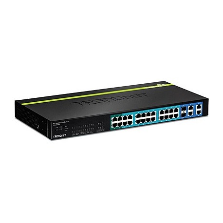 TRENDnet TPE-224WS 24-Port 10/100 Mbps Web Smart PoE+ Switch