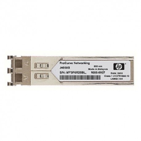 HP X121 1G SFP LC SX Module 1G Fiber Optic Multimode J4858C