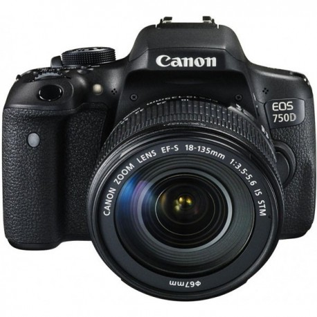 Canon EOS 750D Kit II (EF-S18-135mm IS STM) Camera Digital 