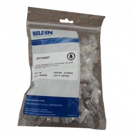 Belden Connector Cat5e 50 Pieces BL AP700007