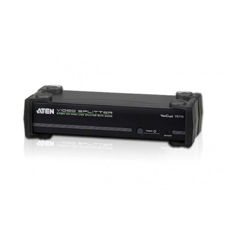 Aten VS1744-Port DVI Dual Link Splitter with Audio