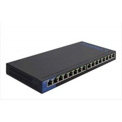 Linksys LGS116P 16-Port Business Desktop Gigabit PoE+ Switch