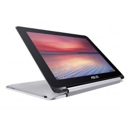 Asus C100PA-DB02 1.8GHz 4GB Memory 16GB SSD 10.1-inch Touch Chromebook Flip Silver