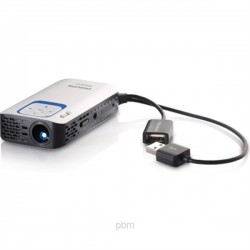 Philips PPX2340 Traveller Proyektor WVGA 640x360 40 Ansi Lumens DLP Technology