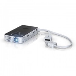 Philips PPX4350 Wireless Proyektor WVGA 640x360 50 Ansi Lumens DLP Technology