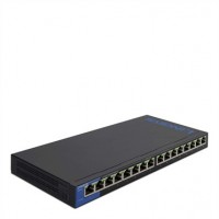 Linksys LGS116P 16-Port Business Desktop Gigabit PoE+ Switch