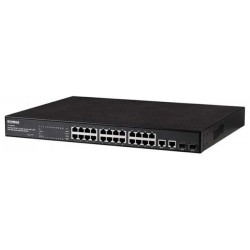 Edimax ES-5824PH 24 Ports 10M/100M Rack-mount PoE Web Smart (Half Power) Fast Ethernet Switch