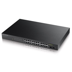 ZyXEL GS1900-24HP 24-port GbE Smart Managed PoE Switch with GbE Uplink